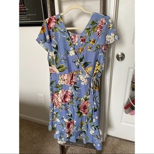 Target Brand Xhilaration XL Floral Tie Dress